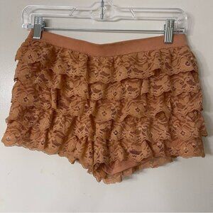 Vintage Boutique Y2K Lace Ruffle Bloomer Shorts